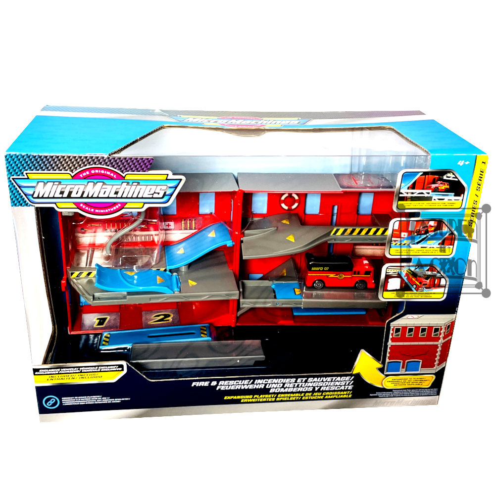 Micro Machines Fire & Rescue Playset Micro Machines & Micro