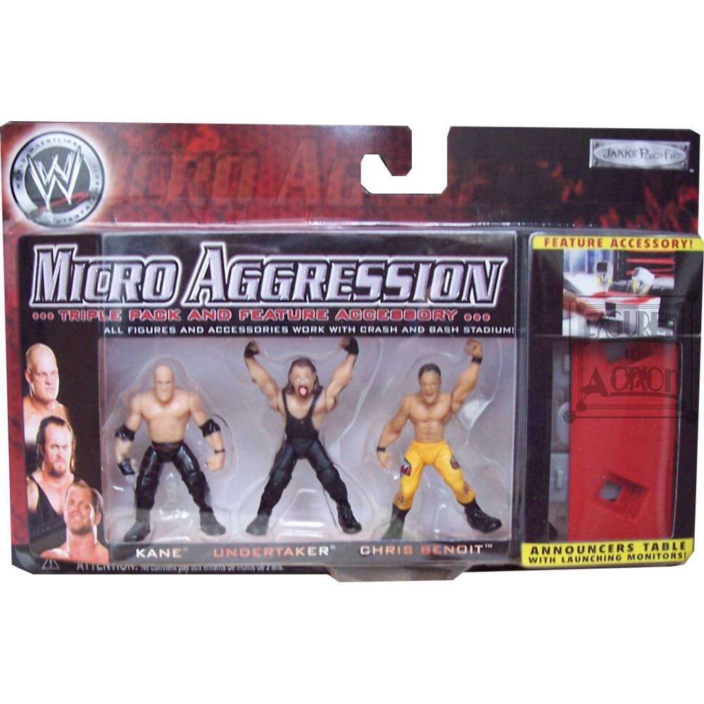 Kane, Undertaker, Chris Benoit Wrestling Figuren