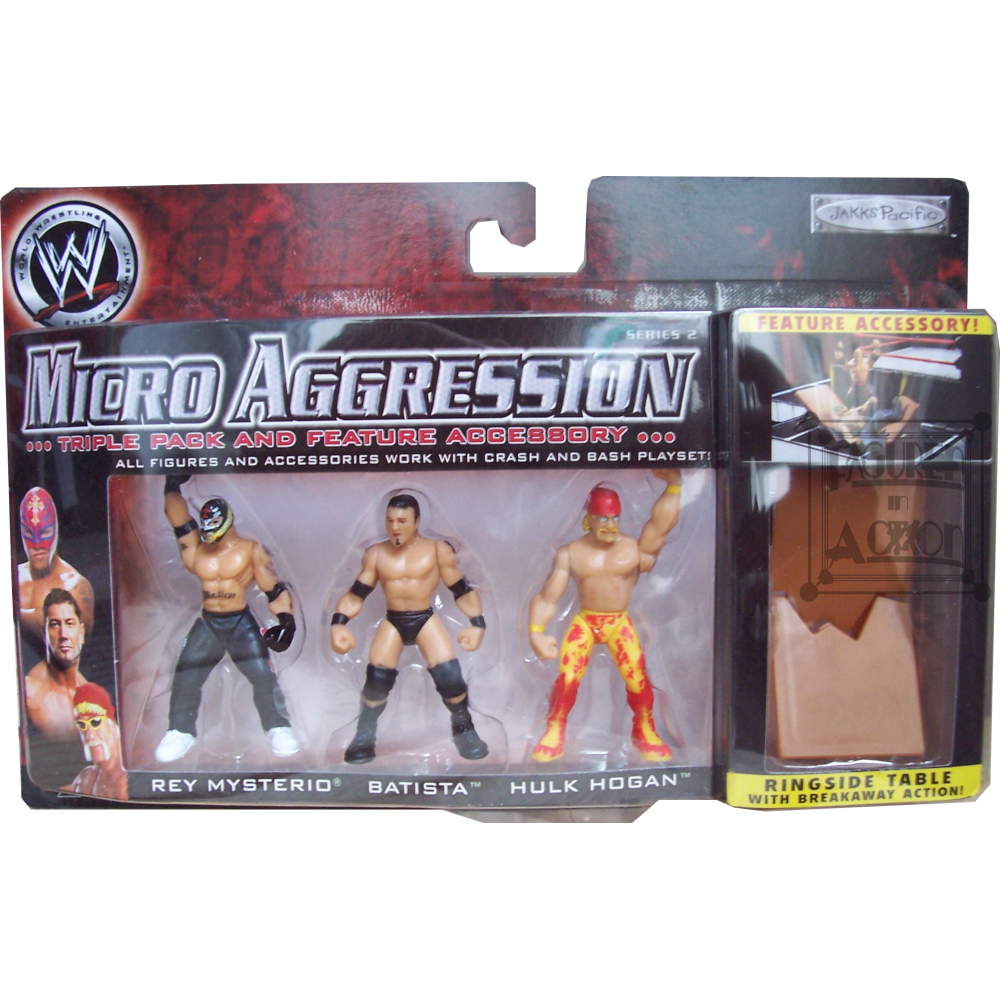 Rey Mysterio, Batista, Hulk Hogan Figuren