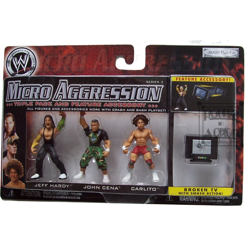 Jeff Hardy, John Cena, Carlito Figuren