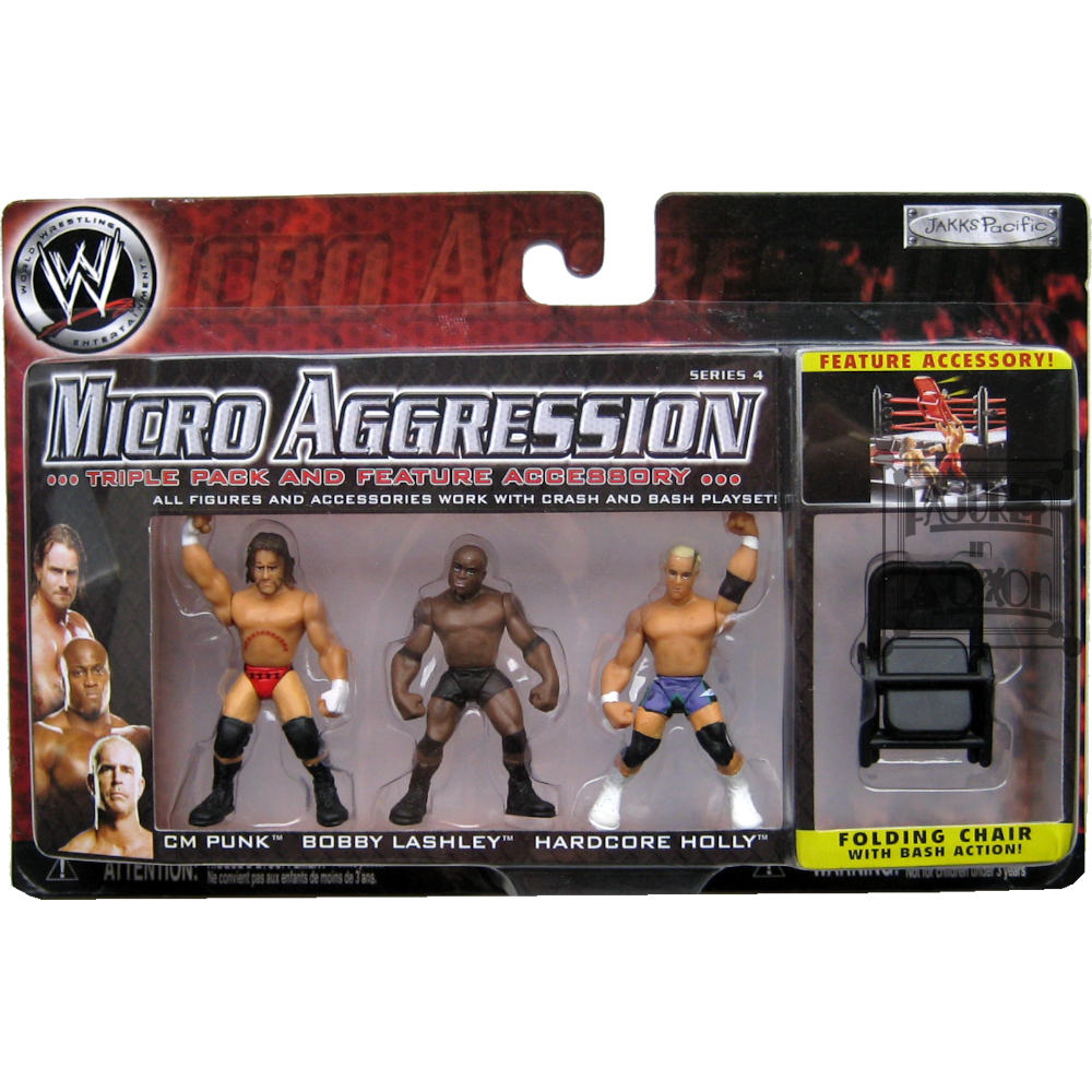 CM Punk, Lashley, Hardcore Holly Figuren