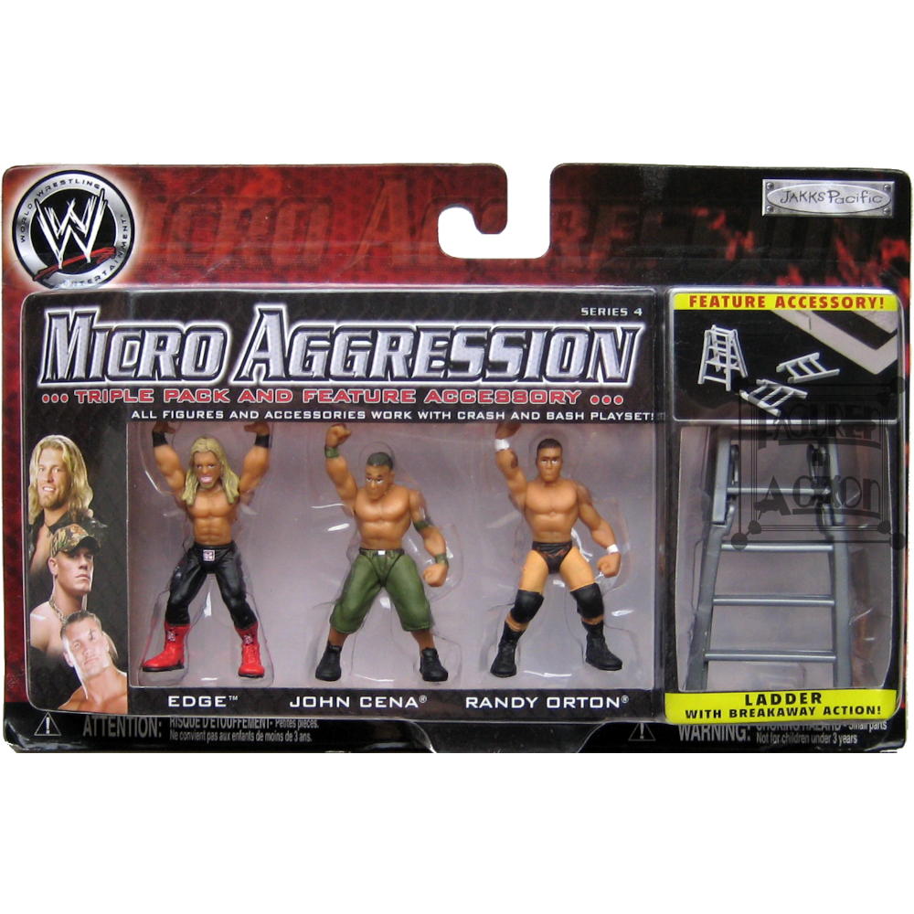 Edge, John Cena, Randy Orton Figuren
