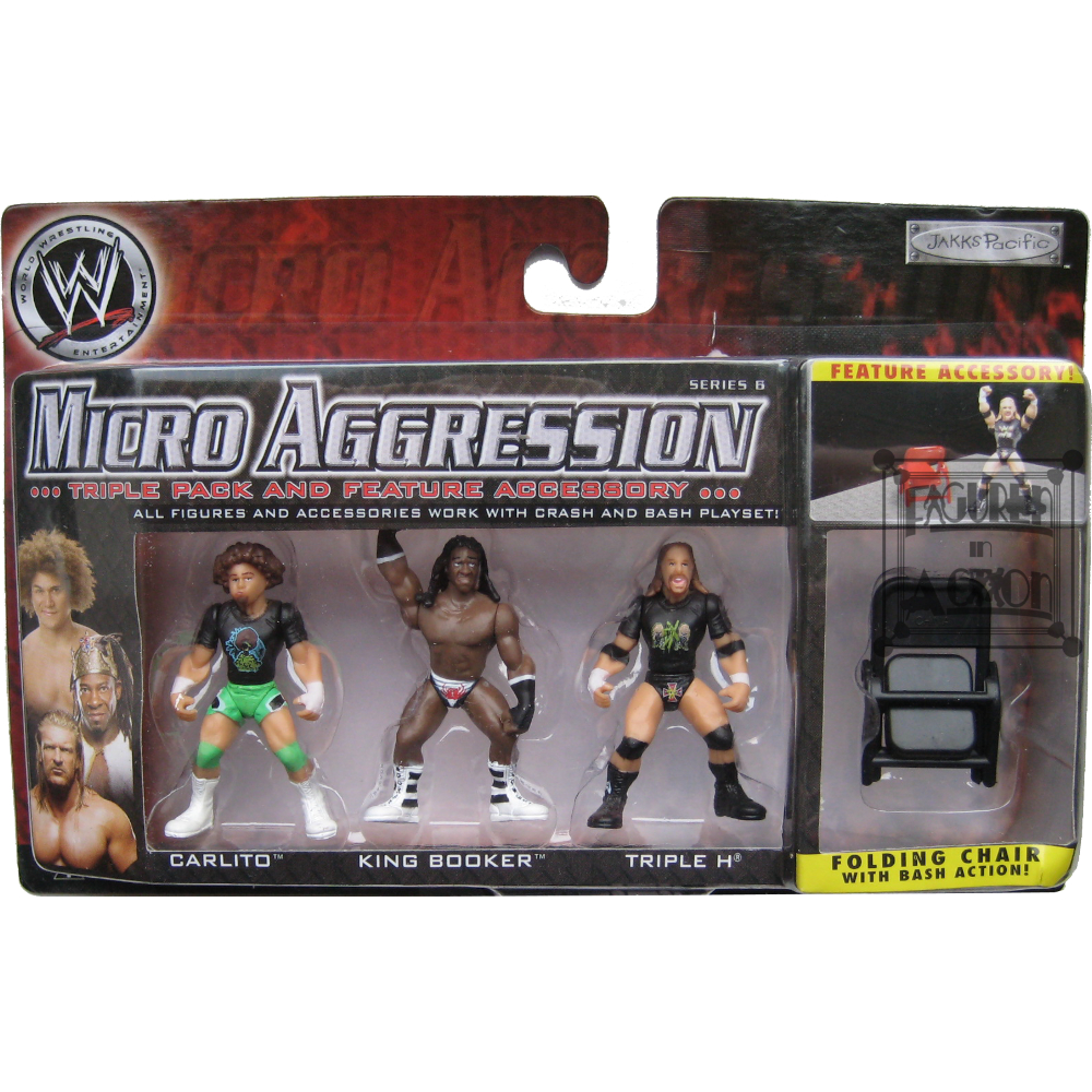 Carlito, King Booker, Triple H Figuren