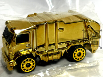 Micro Machines Garbage Truck Gold