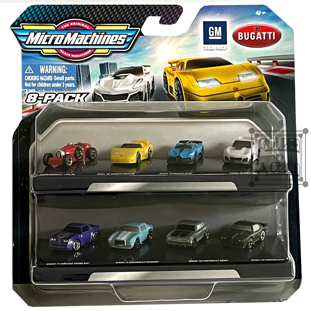 Bugatti and GM Licensed 8-pack