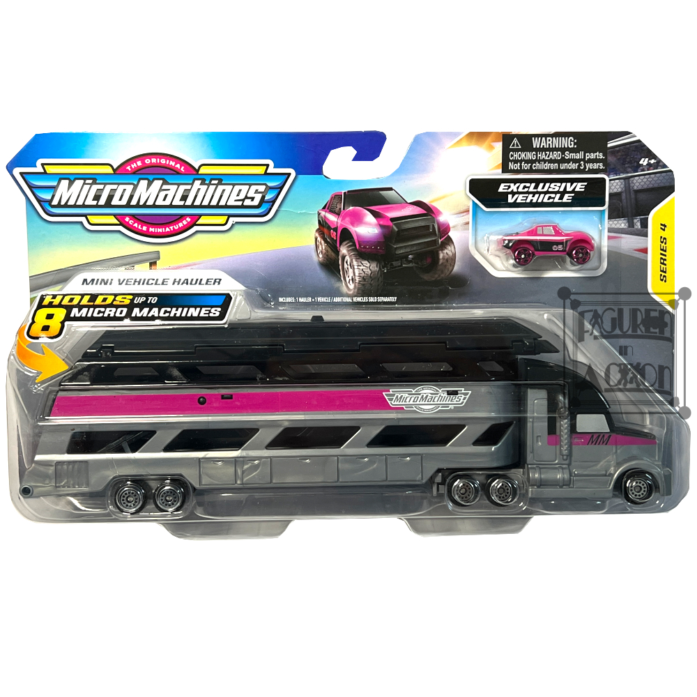 Mini Vehicle Hauler Series 4 black/pink