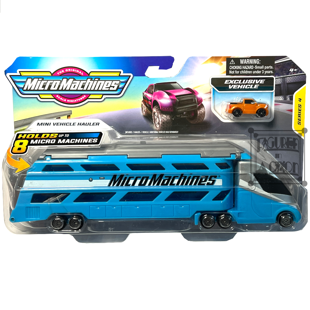 Mini Vehicle Hauler Series 4 blue/grey