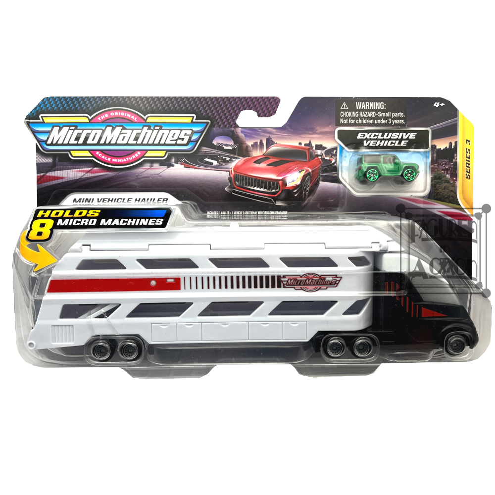 Mini Vehicle Hauler Series 3 black/white