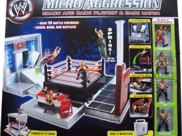 WWE Micro Aggression Crash and Bash Playset