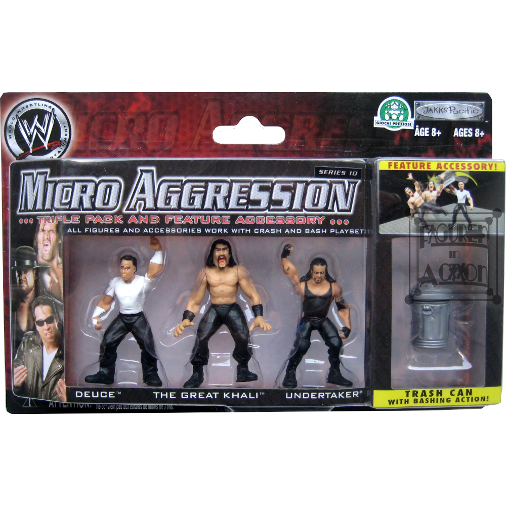 Deuce, Great Khali, Undertaker Figuren