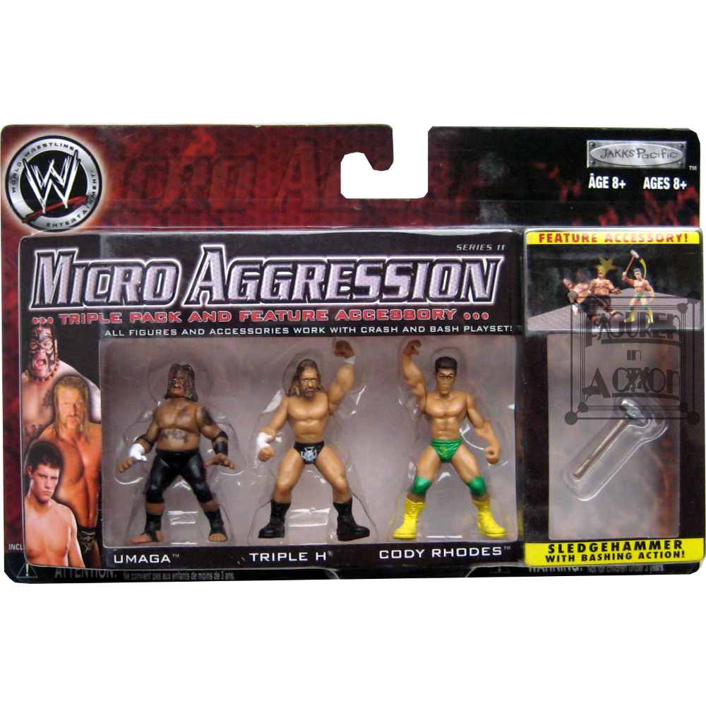 Umaga, Triple H, Cody Rhodes Figuren