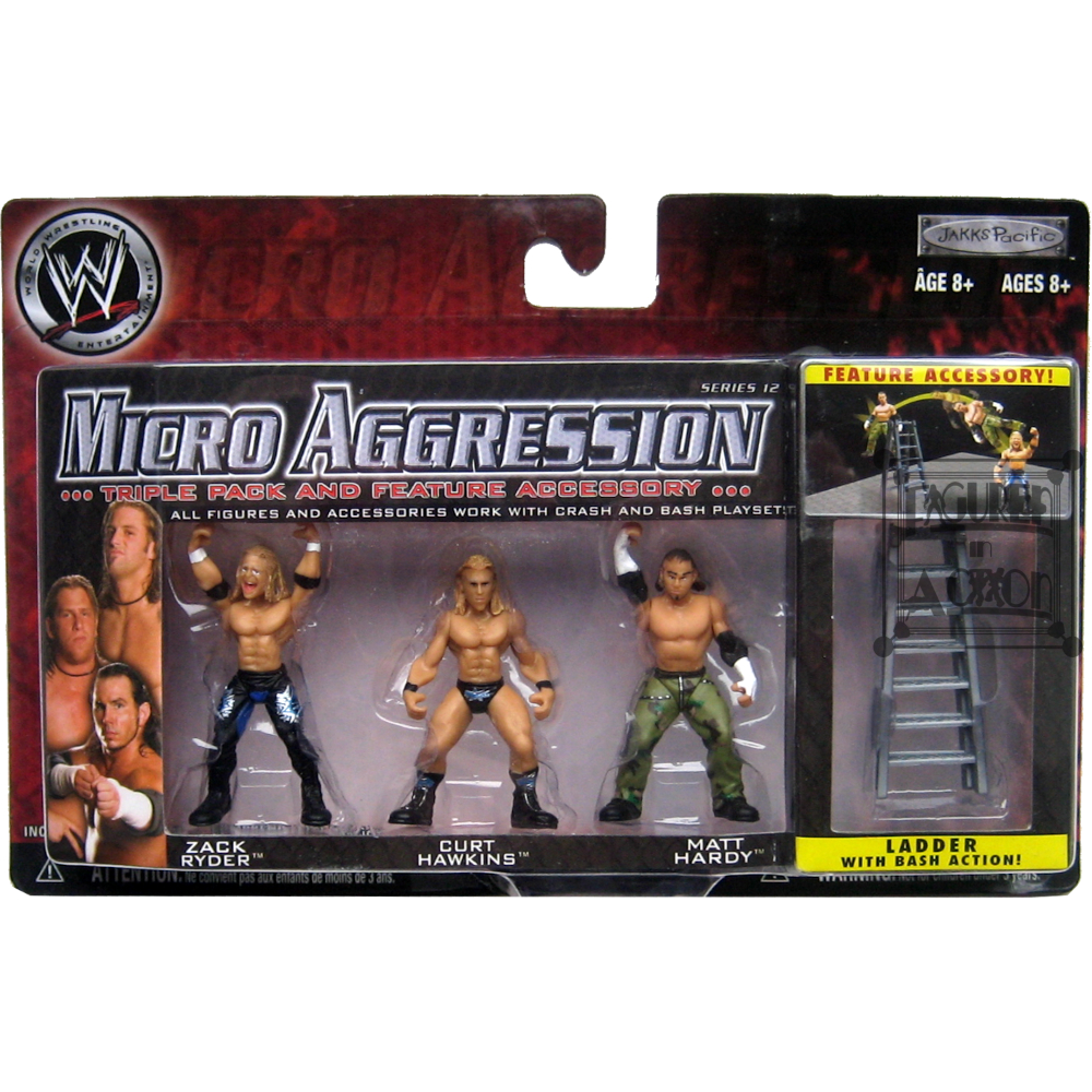 Zack Ryder, Curt Hawkins, Matt Hardy Figuren