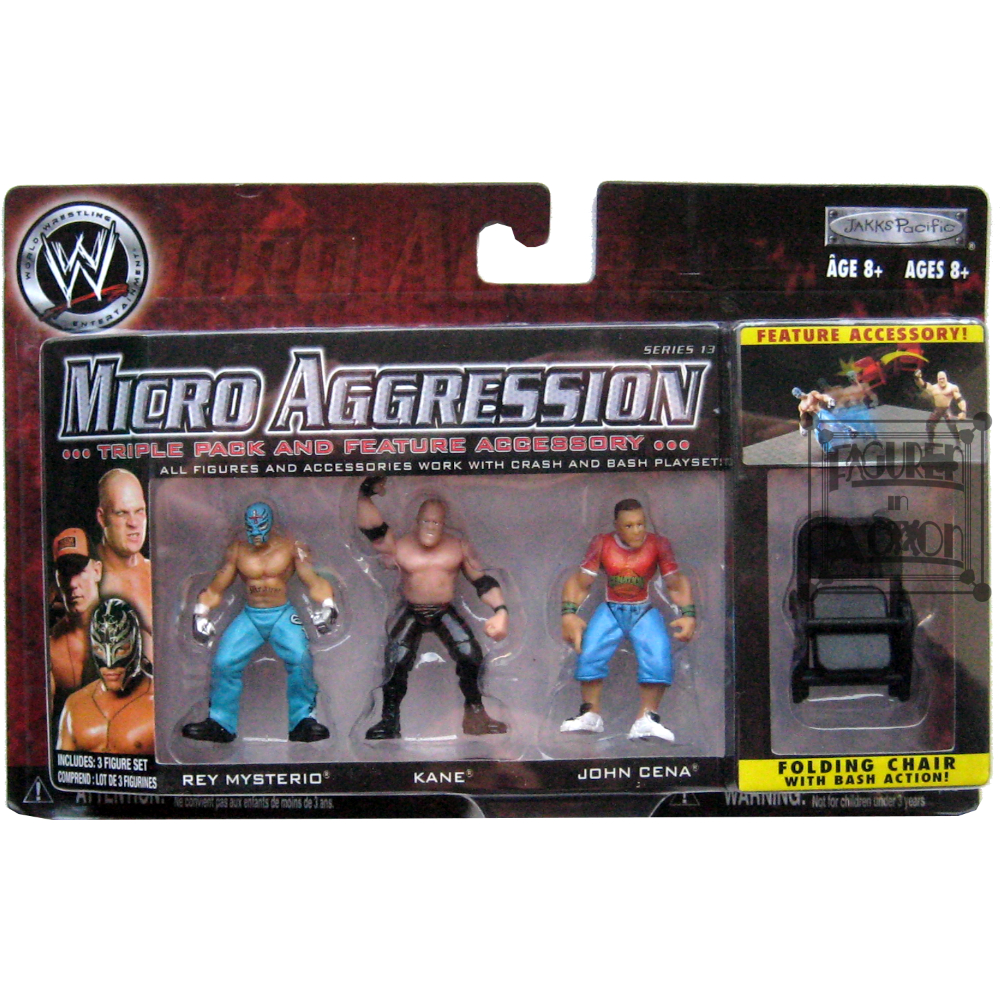 Rey Mysterio, Kane, John Cena Figuren