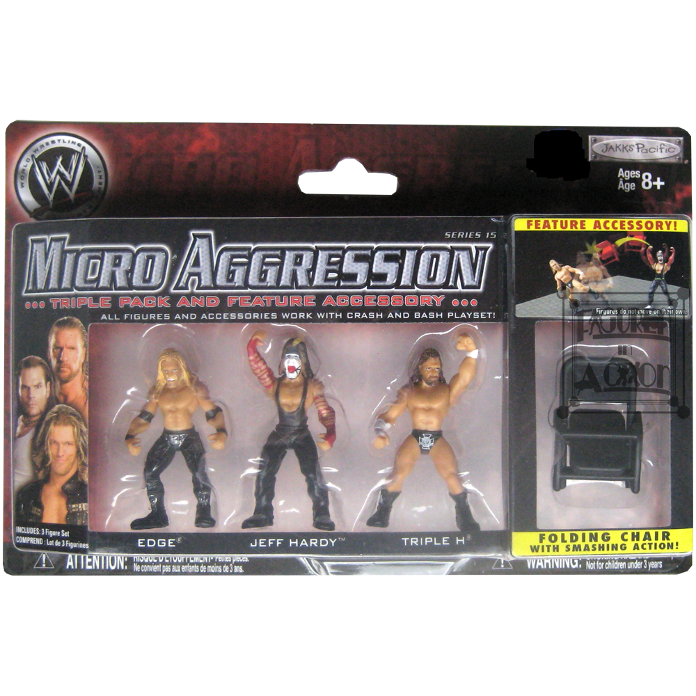 Edge, Jeff Hardy, Triple H Figuren