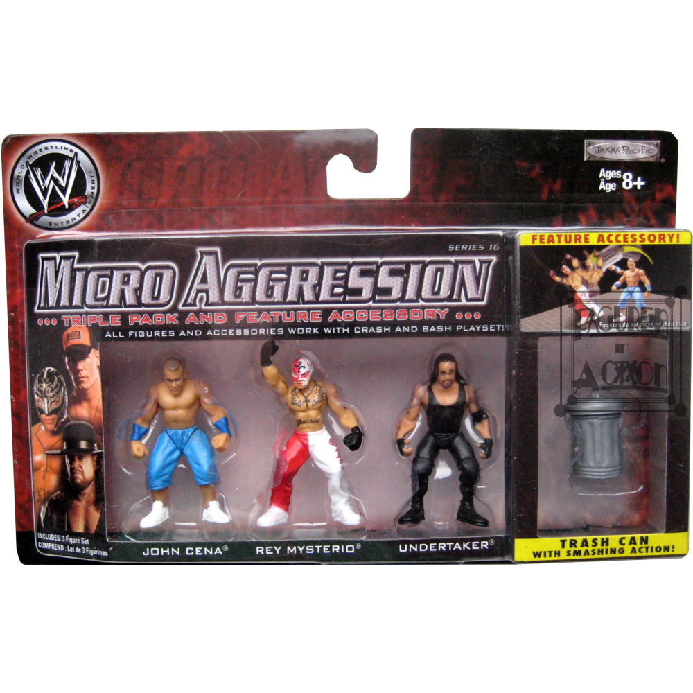 John Cena, Rey Mysterio, Undertaker Figuren