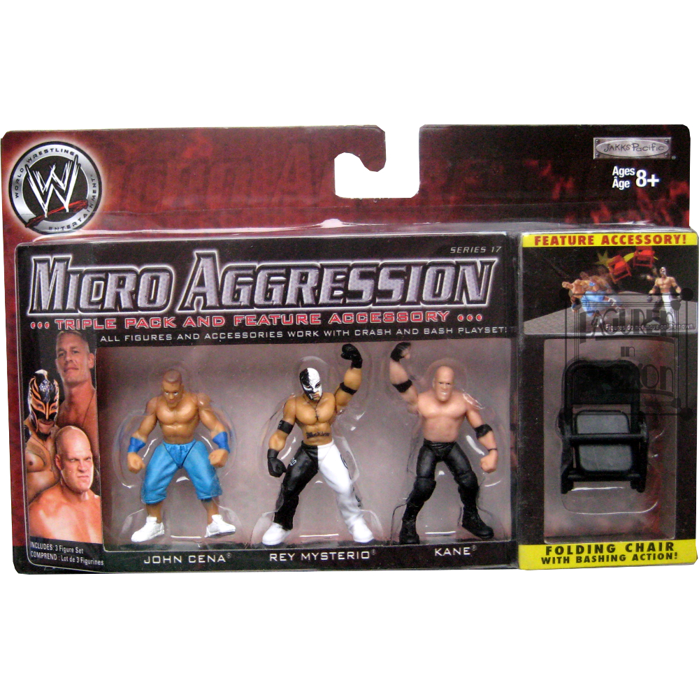 John Cena, Rey Mysterio, Kane Figuren