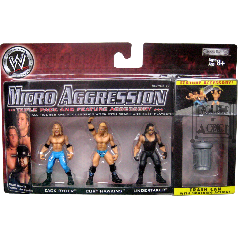Zack Ryder, Curt Hawkins, Undertaker Figuren