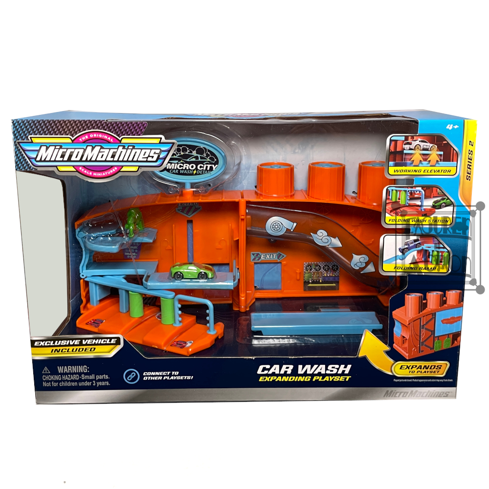 Micro Machines Car Wash Playset Series 2