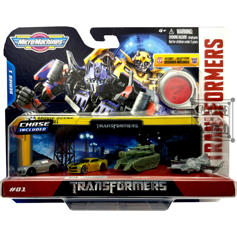 Transformers Movie Scenes 4 Pack #1 CHASE